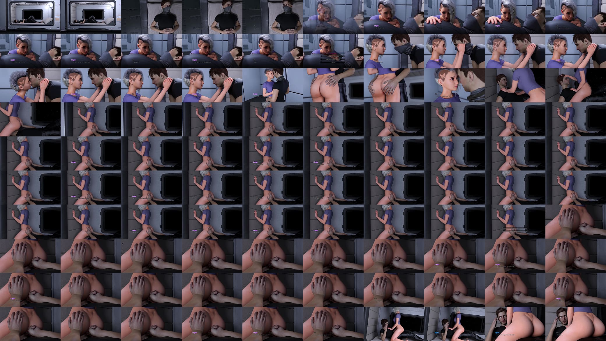 Projekt Passion | Horny Cyberpunk Blonde Rides Best Friends Face with Anal Fingering [Gaming] 预览图