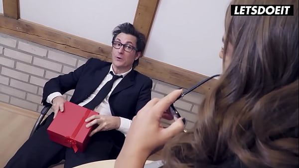 Busty Secretary Seduces Mean Boss On Valentine's Day - LETSDOEIT