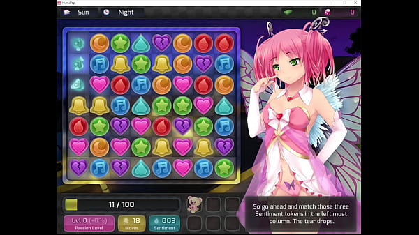 HuniePop - Part 1 - UNCENSORED (Compilation of all sex scenes) HD 1080p - Full Game - Easter Eggs - all scenes and secrets
