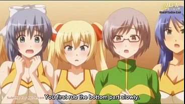 Download Video - Cheerleader coach shows how to give a boobjob demosaic hentai