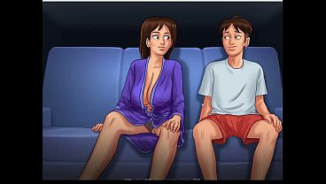 Hot sex with Horny Milf Stepmom with Big Boobs - Summertime Saga