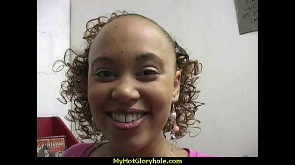 Incredible ebony teen blowjob gloryhole audition 8