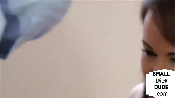 Kinky british micro dick domme wanking submissive boyfriend