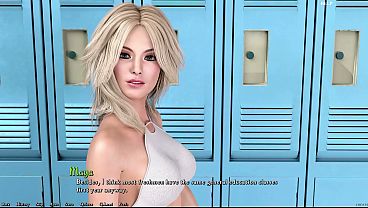 Being A Dik 3 - Kevin's First Day at College & Checking Out Maya's Red Panties