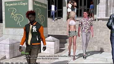 Being A Dik 3 - Kevin's First Day at College & Checking Out Maya's Red Panties