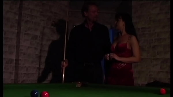 Pussy licking and anal fuck on the billiards