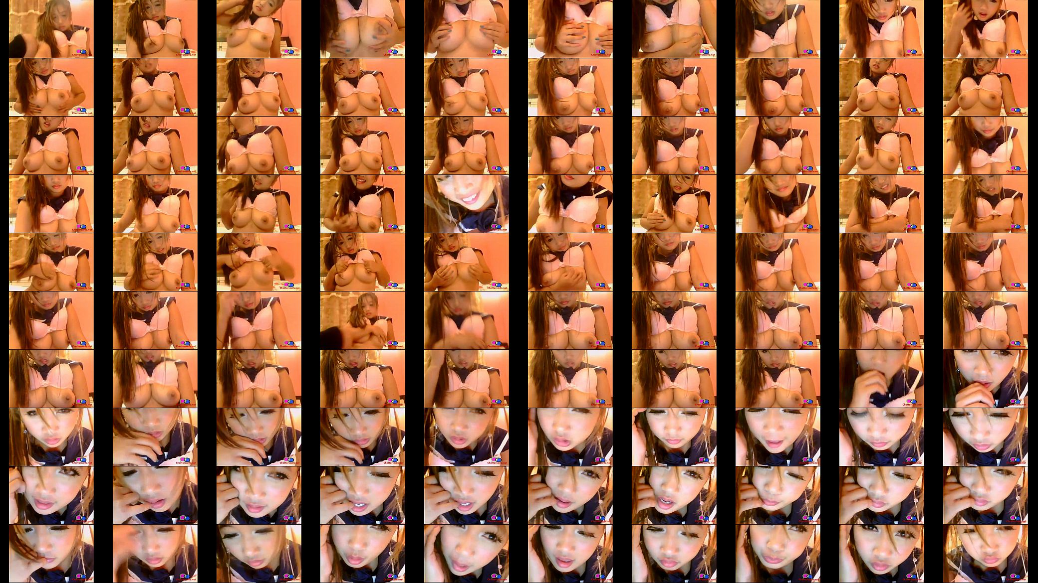 Real Anime Girl Shows All on Webcam 预览图