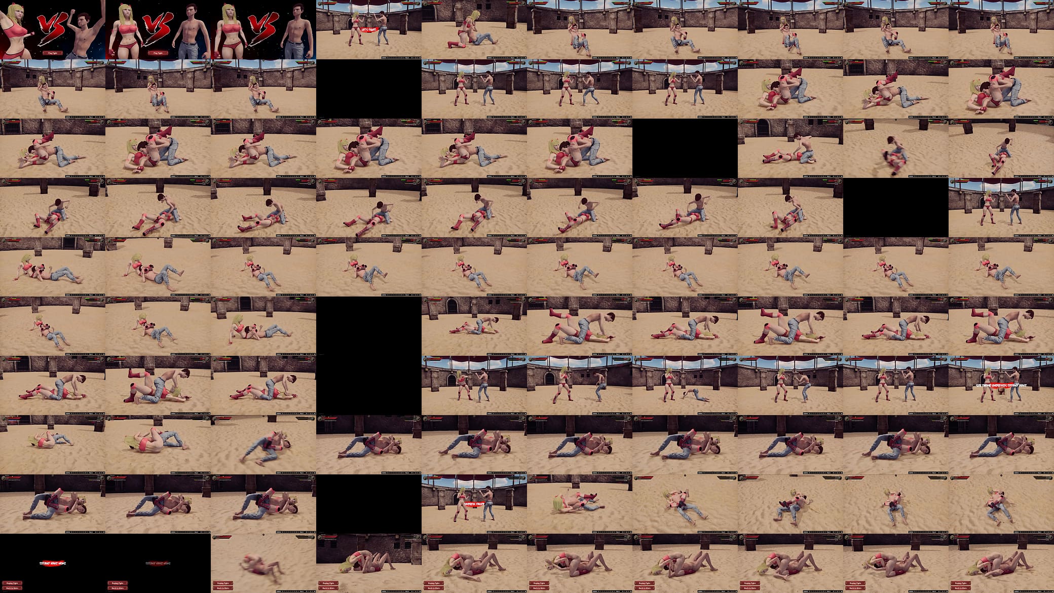 Tiffany Hanz VS Sub Twink (Naked Fighter 3D) 预览图