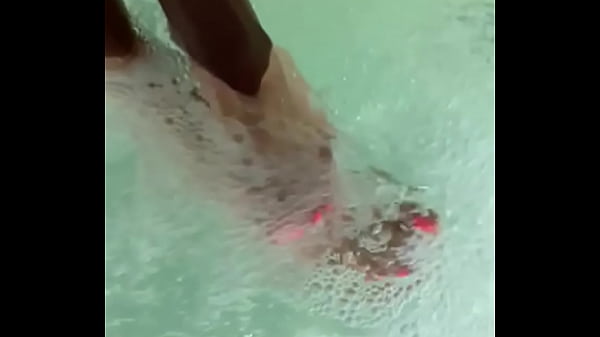 My feet on your body