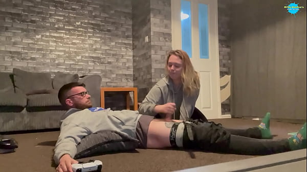Gaming and having My cock sucked...any 's dream!!