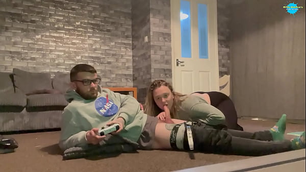 Gaming and having My cock sucked...any 's dream!!