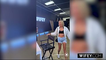 WIFEY Gorgeous Hotwife Lo Lacey Gets Double Vaginal Penetration and Spit-Roasted