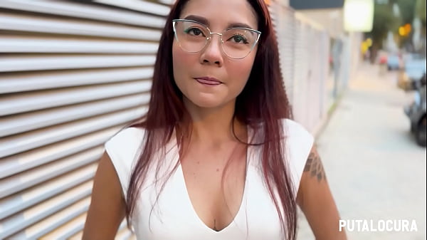 PutaLocura - Beautiful Colombian Allison Sweet swallows Torbe's cum in Pilladas