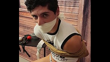 Lipe Dellomo bound and gagged