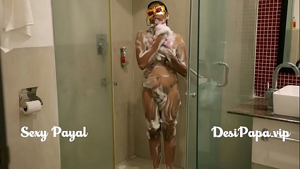 desi south indian girl young bhabhi Payal in bathroom taking shower and masturbation