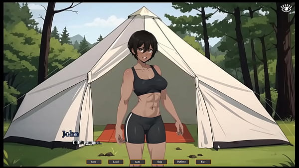 Tomboy Sex in Forest [ HENTAI Game ] Ep.3 outdoor creampie my GF at the beach !