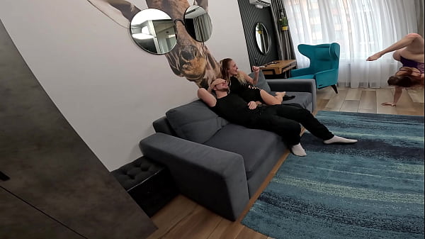 She called her husband a whore and jerks off while he fucks her in anal