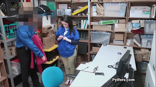 Download Video - Perky raven teen swindler caught and fucked