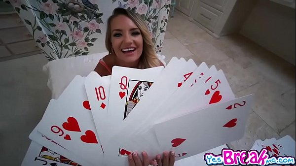 Cali Carter goes sucking for the cock of spades