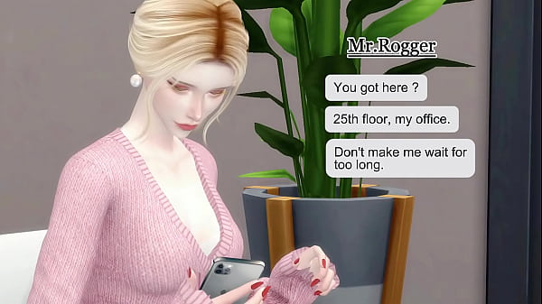 My boss fucking my wife 01 - Sims 4 porn romantic office sex, erotic story series