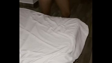 My neighbor fucked me! The neighbor with the big dick fucks the slutty married woman while the husband films everything and jerks off.