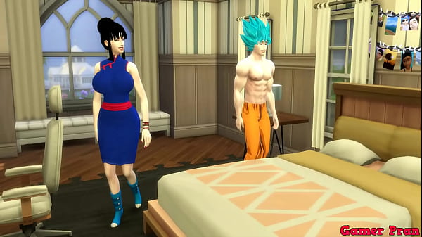 Download Video - Dragon Ball Porn Hentai Vegeta se Folla a Hermosa Esposa Chichi al Lado de su Amigo y Marido y Cornudo Netorare