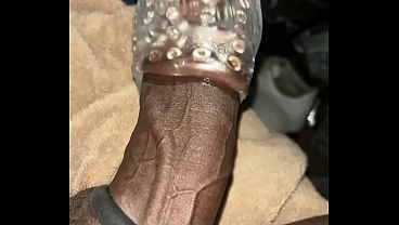 Dsteasers: using toy to masturbate my bbc waiting for someone to replace it