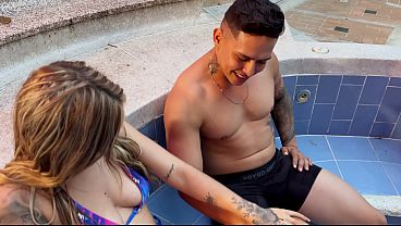 Muscular stranger at hotel pool gives me the best fuck ever!! - Molly Smith