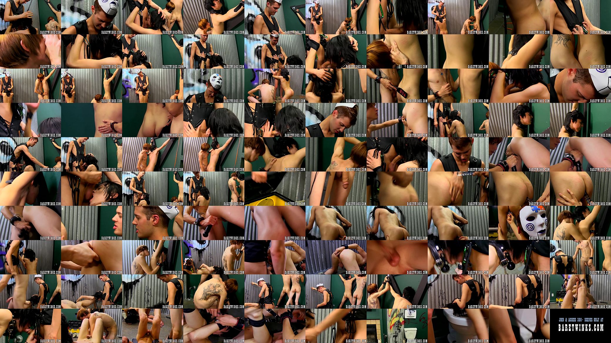 BDSM orgy and rough fucking with young skinny twinks 预览图
