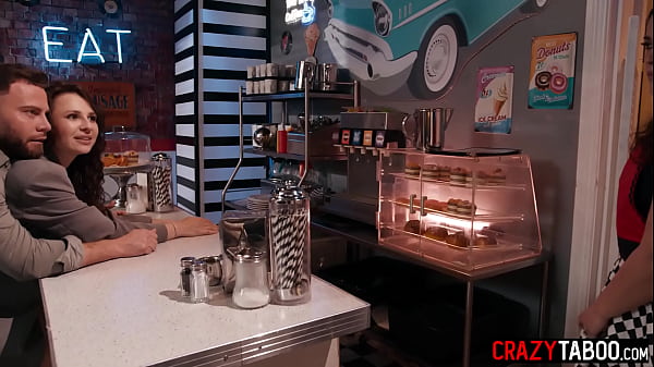 Download Video - Cute brunette teen Liz Jordan served perfect dinner for big dick boyfriend