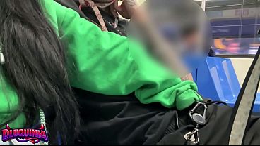 The adrenaline rush is more enjoyable on the subway, and the risky sex is incredibly arousing.
