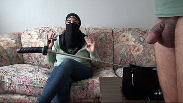 Big Tits Arab Cuckold Wife With A Fucking Machine