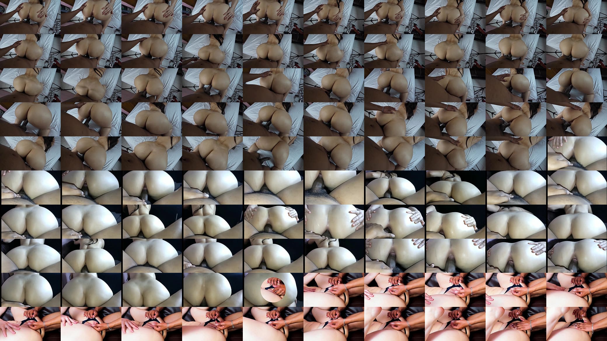 I love being fucked in the ass! my stepmother likes me to put my black cock in her fat ass 预览图