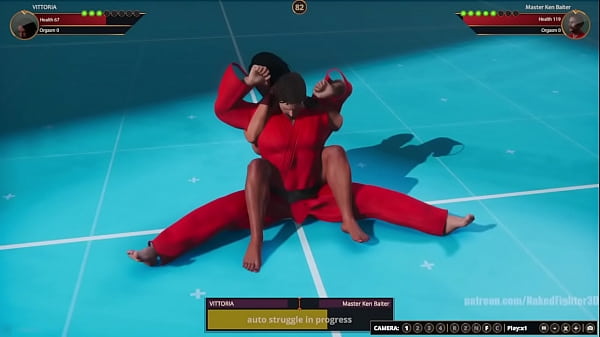 VITTORIA VS Master Ken Baiter (Naked Fighter 3D)