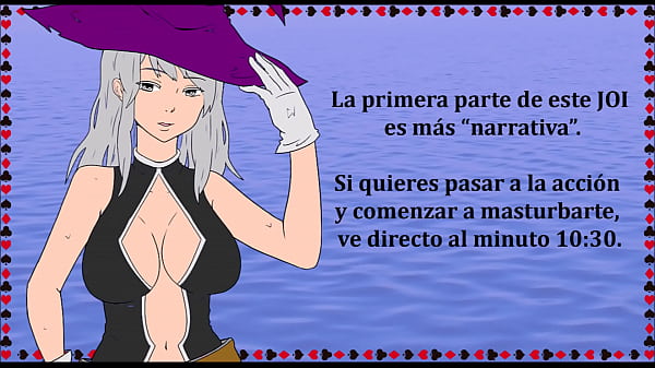 Your mistress rescues you and fucks you to save you. JOI roleplay with a witch.