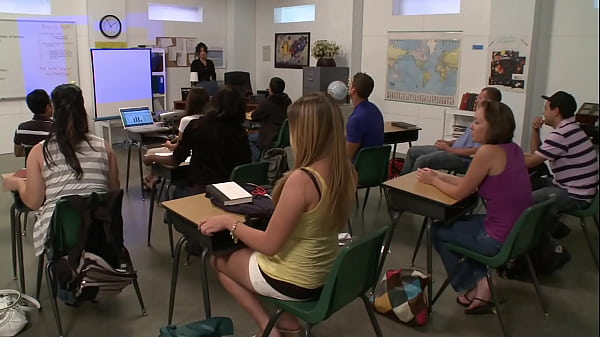 Diamond Kitty Makes Arrangements With Her Horny Students