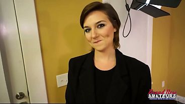 Petite Brunette Kylie Sloppy Deepthroat Blowjob Passionate Gagging Heat!