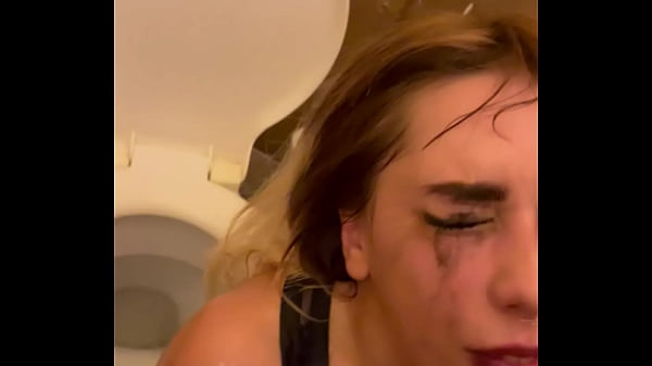 Toilet piss whore filled whit sperm