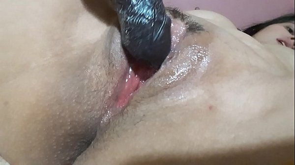 with black