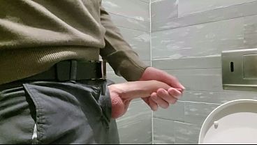 cumg at the mall masturbating in a public restroom 