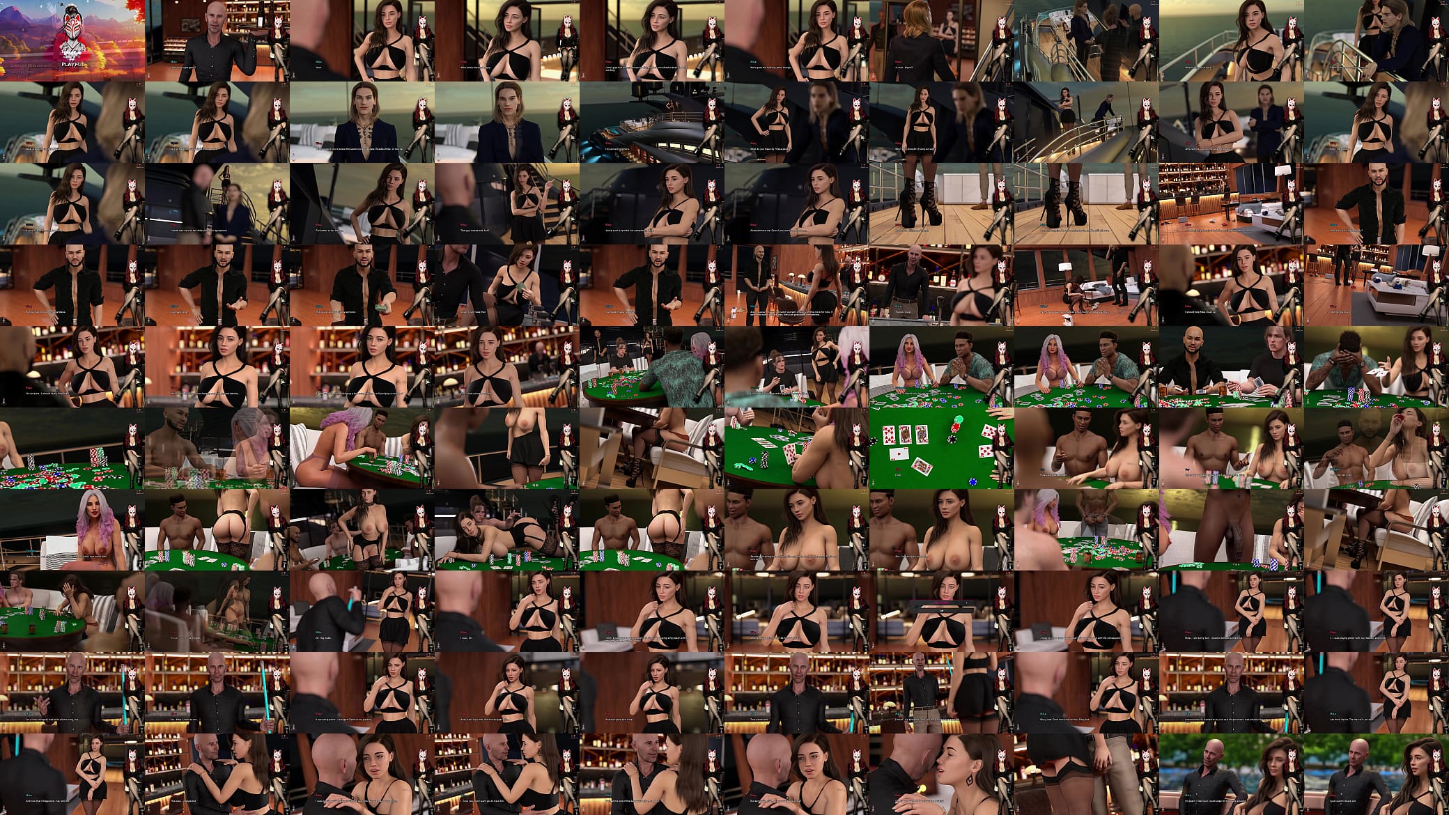 Steps of Debauchery #57 - Stip Poker with Hot College Girls 预览图