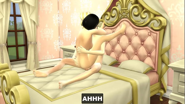 Japanese mom in law she visits her step son in his room late at night - Asian taboo