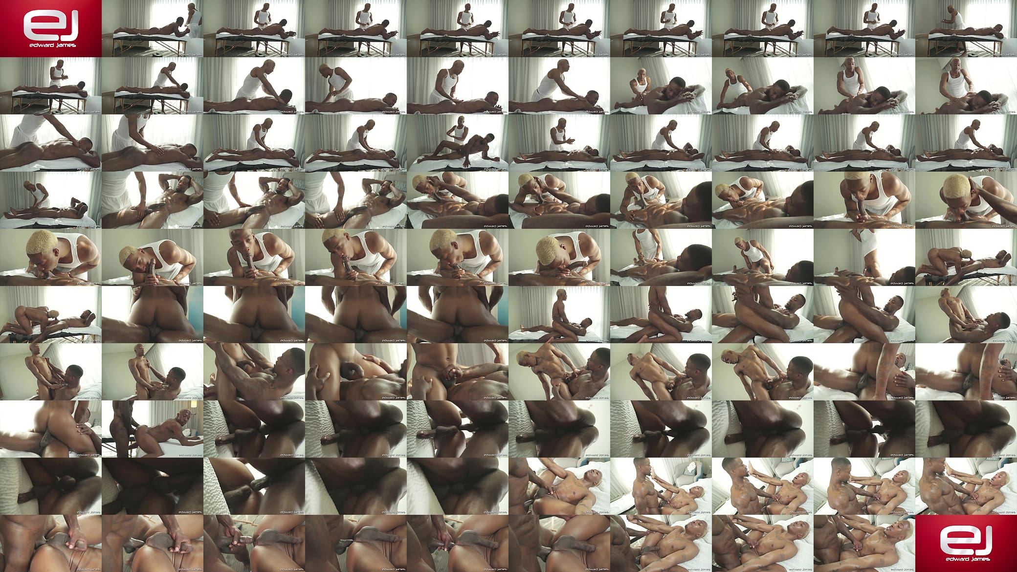 EdwardJames: Bobby Easts Big Black Cock Takes Debonair From Massage To Madness 预览图