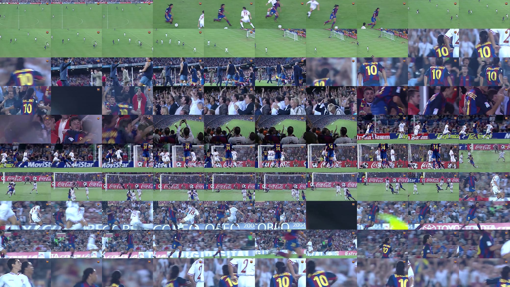 Ronaldinho s stunning goal against Sevilla (2003) - 360P 预览图