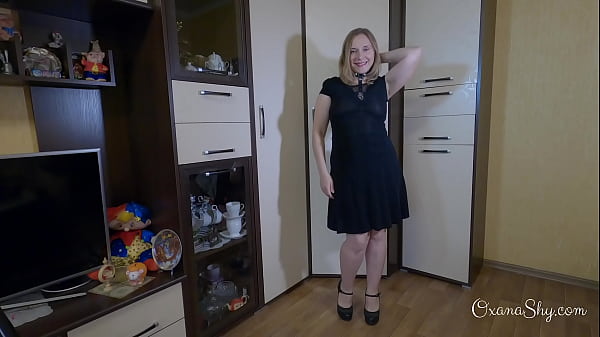 Blindfolded self-spanking with Gag ball, butt plug and remote vibrator!