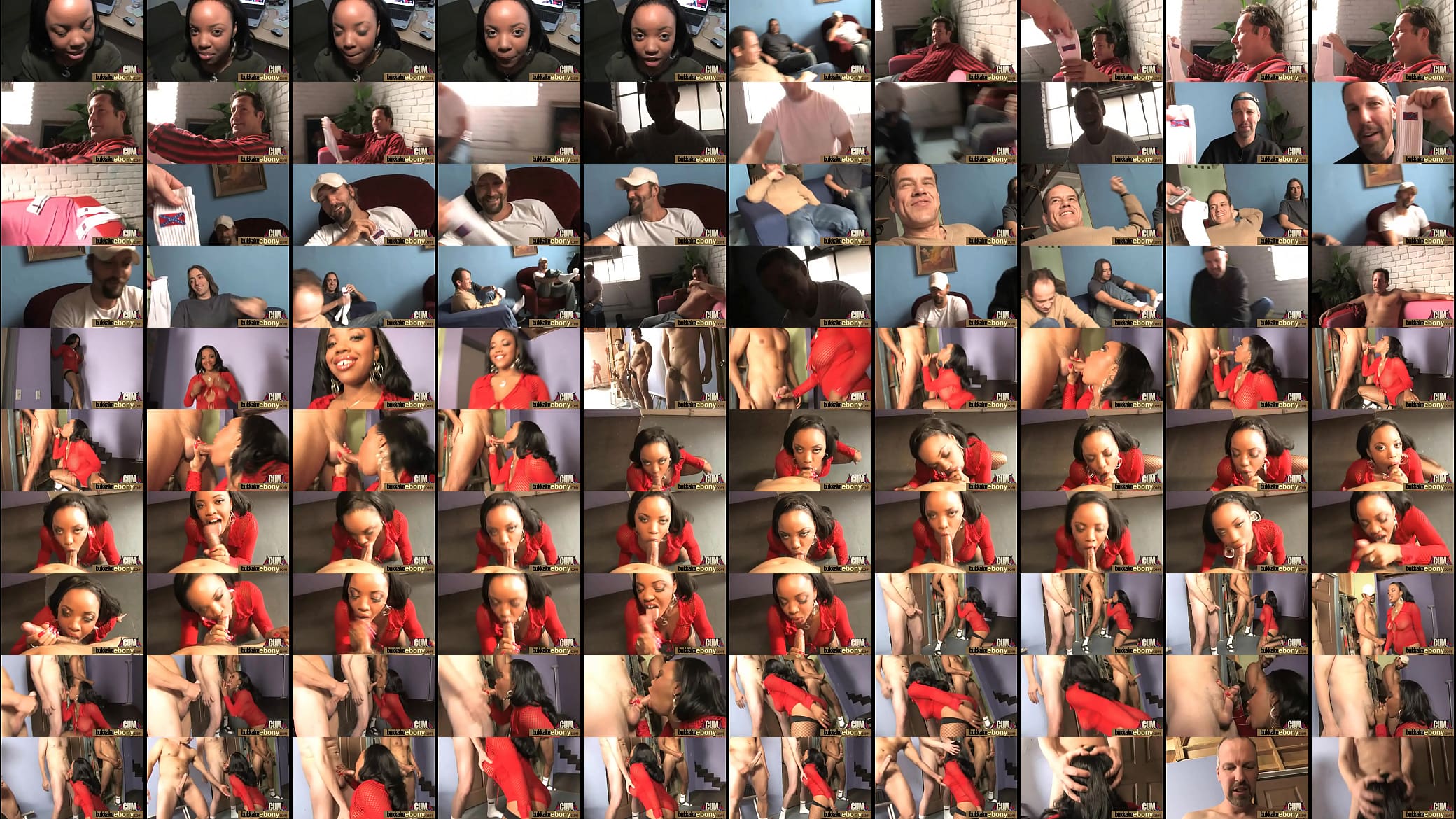 Ebony gets group cumshots 28 预览图