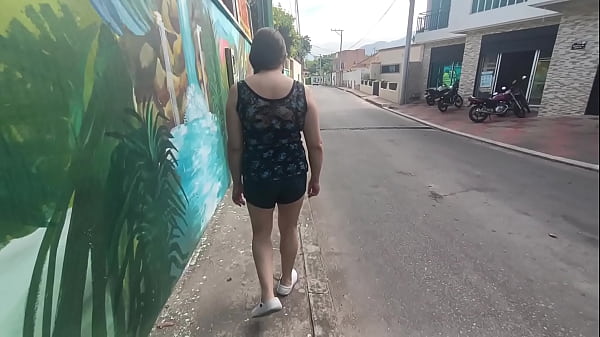 Colombian Latina Whore Stepmom With Giant Cameltoe On The Street With Her Stepson And Her Marked Vagina In Shorts Usa BhaBhi Desi Sex XXX Usa American United States