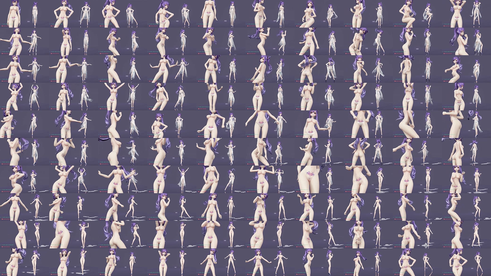 MMD R18 SISTAR  SHAKE IT Perfect perspective 预览图