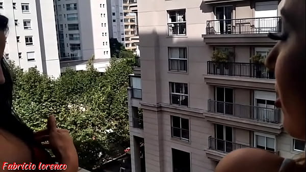 Friends are caught in the act of surprise, by their husband and ends up entering the bitching