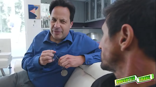 Besties encouraged by their horny stepdaddies to suck their dicks